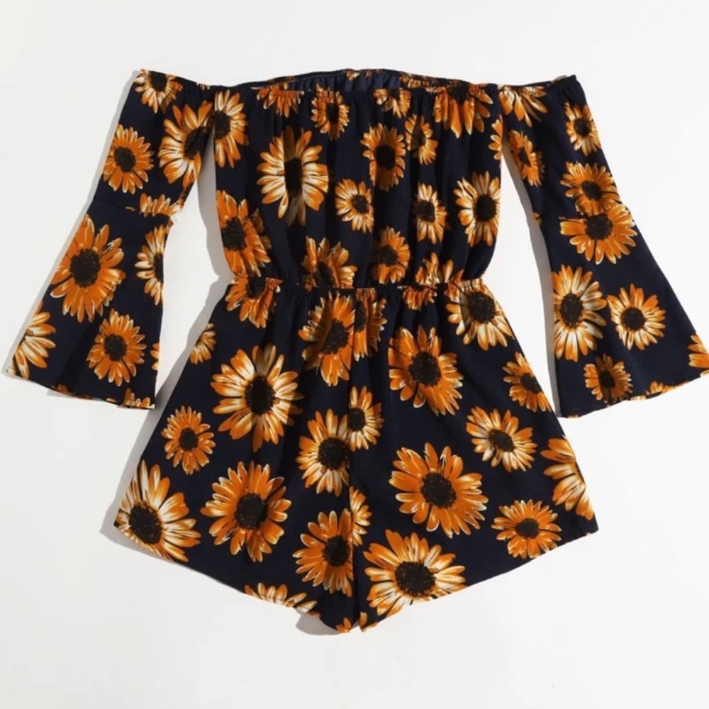Sunflower romper